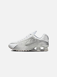 Nike Shox R4 “ White Metallic Silver “