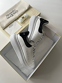 Alexander McQueen Taşlı Beyaz Siyah